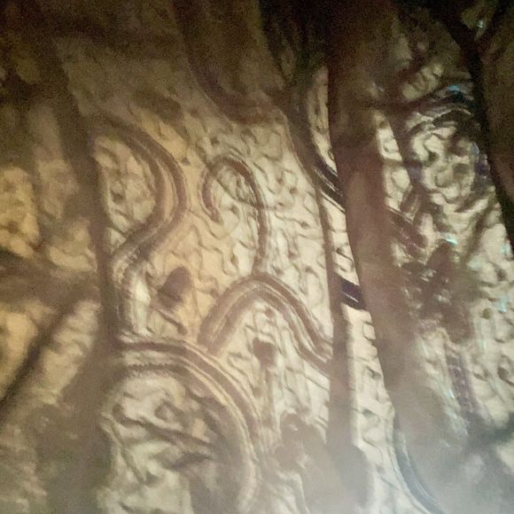 Lawrence Kazar VTG Womens Silk Beaded Sequin Blouse Size Large Black Blue Purple - Picture 12 of 13